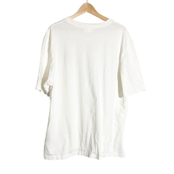 NWT Ami Paris Alexandre Mattiussi Ami De Coeur Tonal T-shirt Natural White - Picture 4 of 11